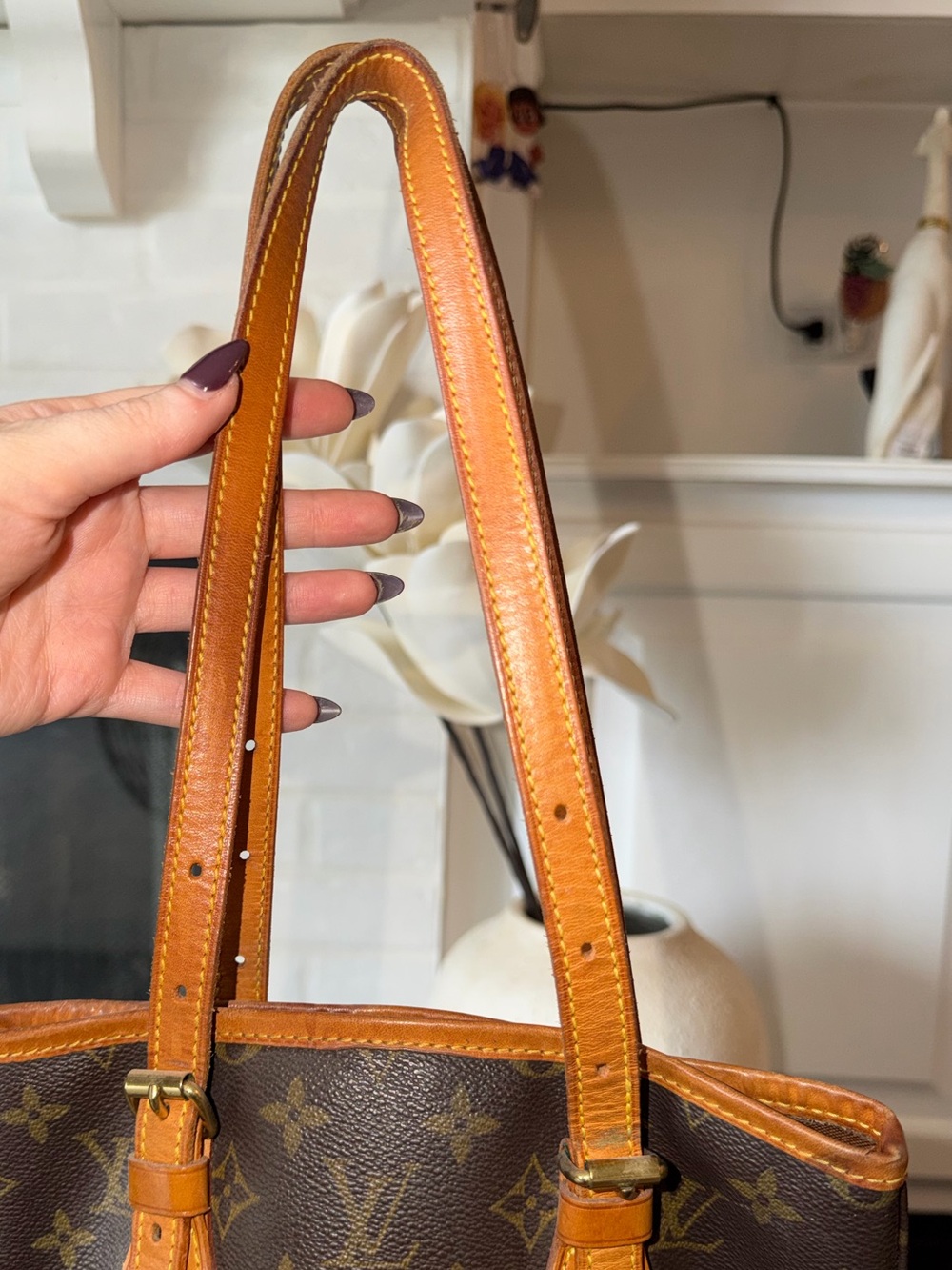Louis Vuitton Monogram Canvas Fringe Shoulder Bag in Brown and Tan - Picture 8 of 14